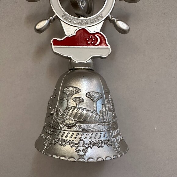 Bell Table Decor Bottle Opener Paper Holder Metal 4.5" - Picture 6 of 9